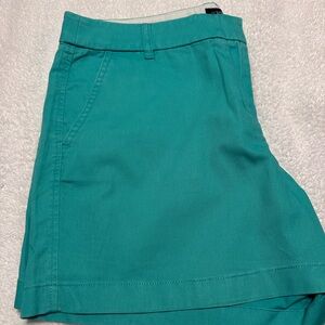 J. Crew Factory 5” Chino in Aqua